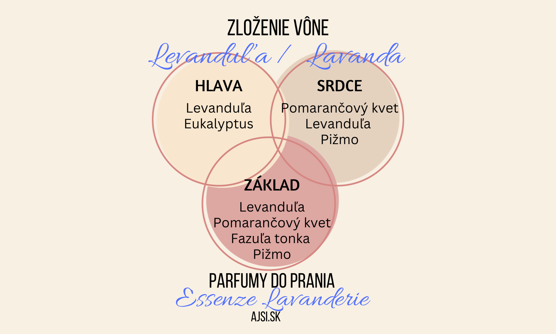 Lavanda zloženie vône Essenze Lavanderie ajsi.sk